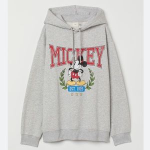 H&M oversized Mickey Mouse Hoodie - SIZE LARGE